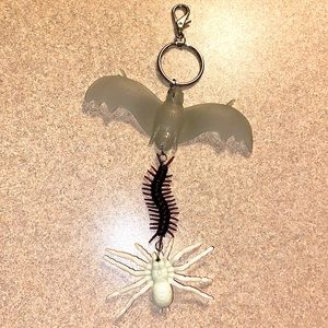 Handmade Creepy Crawly Keychain🎃🐛🕷️